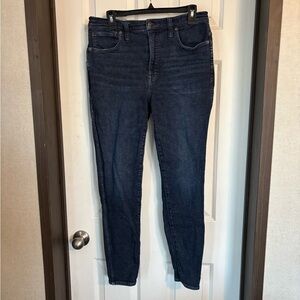 Madewell Dark Blue Skinny Jeans